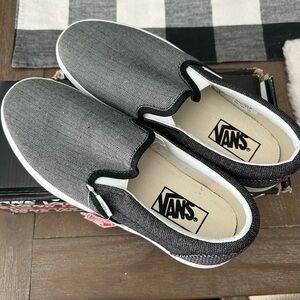 Vans Men's Black Slip-On Shoes